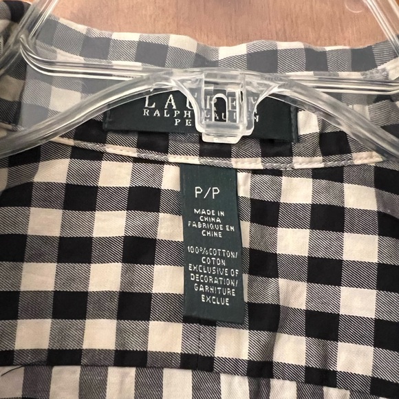 Lauren Ralph Lauren checkered button down - Picture 3 of 6